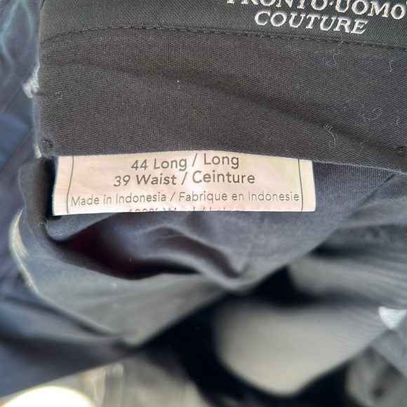 Pronto Uomo Couture Black Pinstripe Suit - Picture 9 of 9